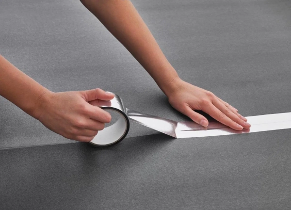 Alu Klebeband - 25 m x 50 mm | für Trittschalldämmung 