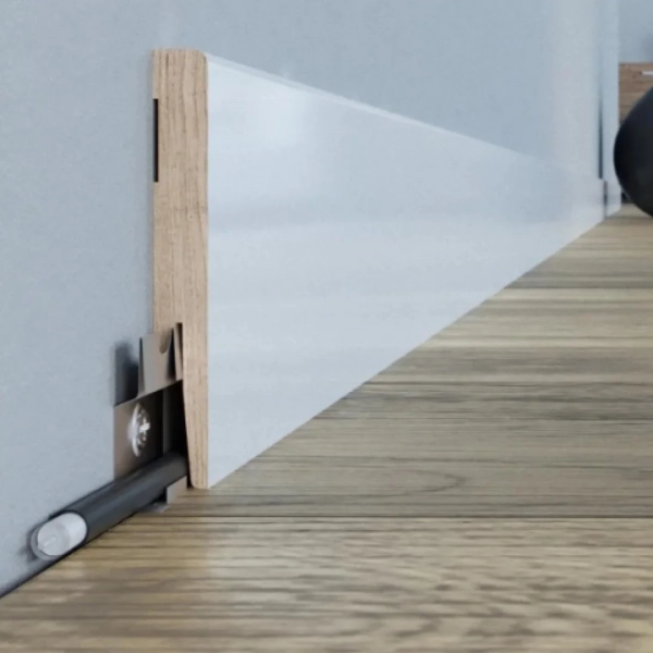 Sockelleiste - Arbiton DIAMOND GP0801 - 80 mm - Holzleiste Weiß