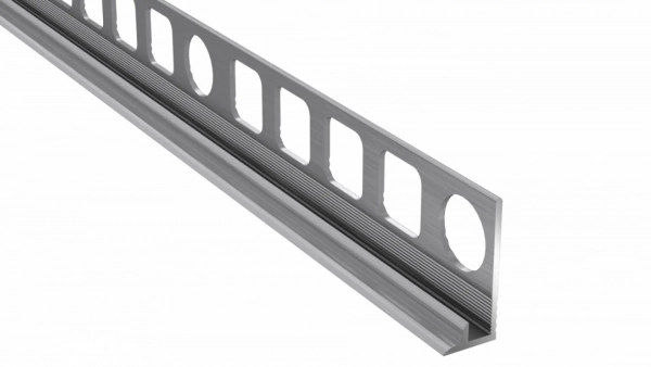 Treppenkantenprofil Arbiton PRO S1 - Gebürstetes Silber B1 - 2 m - Treppenleisten