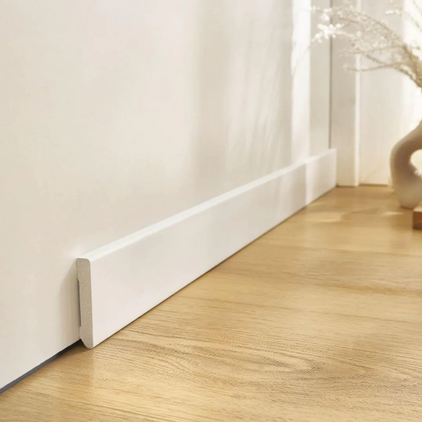 Fußleiste - Arbiton STIQ S611 60 mm - Sockelleiste weiß