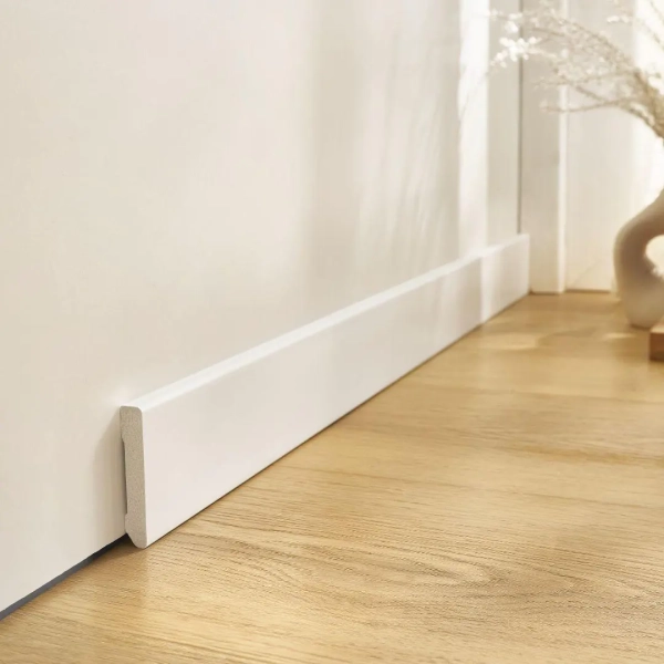 Fußleiste - Arbiton STIQ S611 60 mm - Sockelleiste weiß