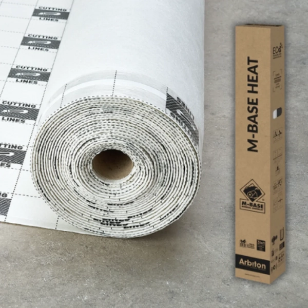 Trittschalldämmung Parkett - M-Base Heat 3in1 - 1.5 mm - Parkett Unterlage