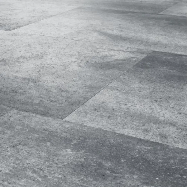 Vinylboden Fliesenoptik - Grey Sandy - 61 x 30,5 cm - Klick Vinyl Fliesenoptik 