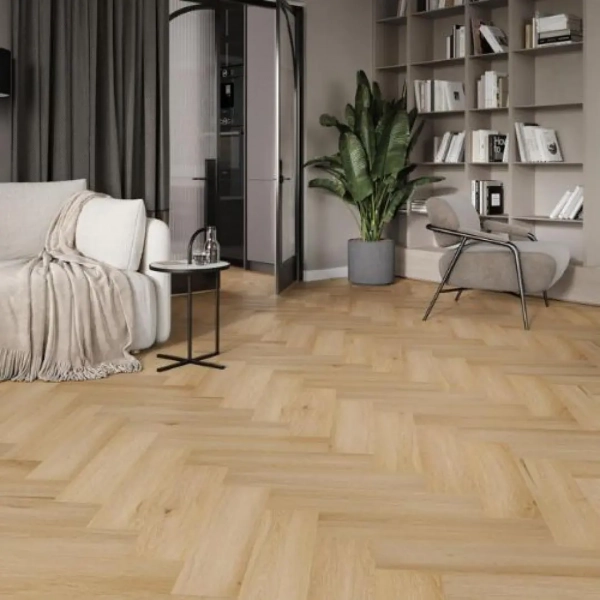 Fischgräten Vinyl - Herringbone Eiche Arvada - 4.5mm/0.55mm - Klick Vinyl