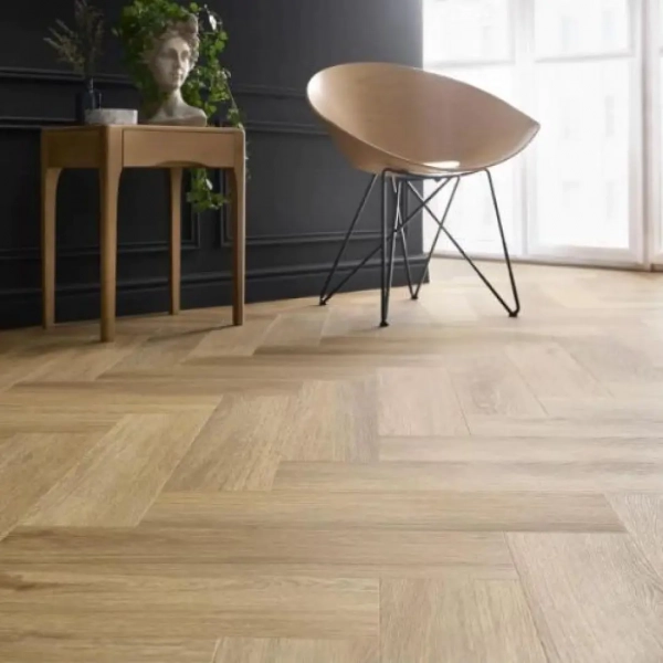 Fischgräten Vinyl - Herringbone Eiche Burbon - 5mm/0.55mm - Klick Vinyl