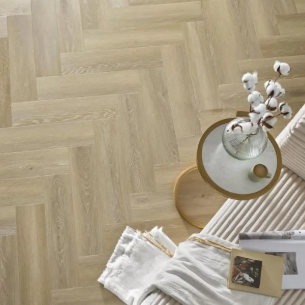 Fischgräten Vinyl - Herringbone Eiche Deventer - 5mm/0.55mm - Klick Vinyl