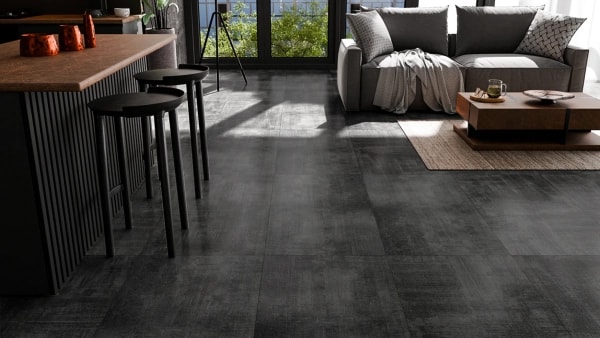 Vinylboden Anthrazit - Amadora Dunkler Marmor 5mm