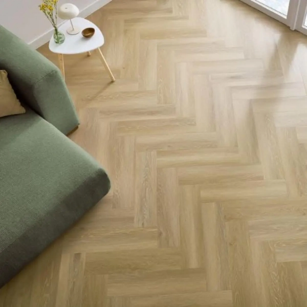 Fischgräten Vinyl - Herringbone Acoustic Eiche Johannes (CASA 222) 6.3mm/0.55mm - Klick Vinyl mit Trittschalldämmung