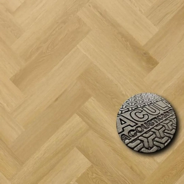 Fischgräten Vinyl - Herringbone EIR Acoustic Eiche Menor (CASA 223) 6.3mm/0.55mm - Klick Vinyl mit Trittschalldämmung