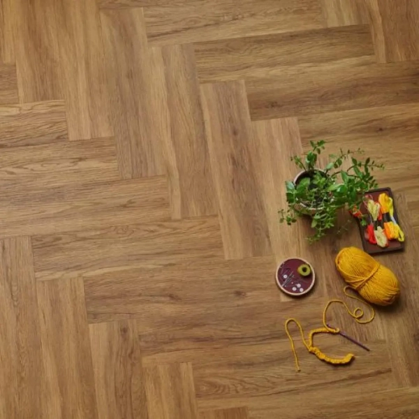 Fischgräten Vinyl - Herringbone Eiche Jersey (HB 41105) 5mm/0.55mm - Klick Vinyl