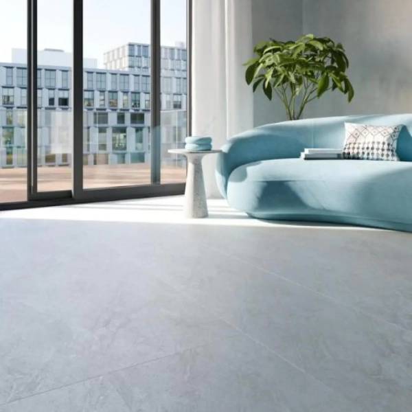 Klick Vinyl mit Trittschalldämmung Fliesenoptik - XXL - Nava Sand - 91,4 x 45,7 cm - Vinylboden Steinoptik