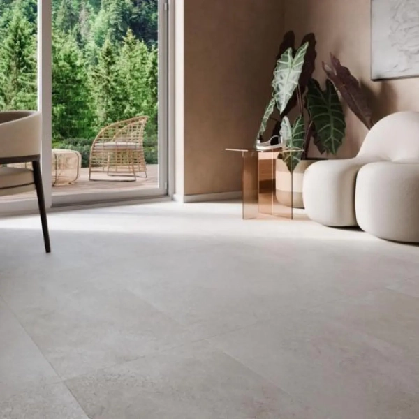 Klick Vinyl mit Trittschalldämmung Fliesenoptik - XXL - Ribeira Grey - 91,4 x 45,7 cm - Vinylboden Steinoptik
