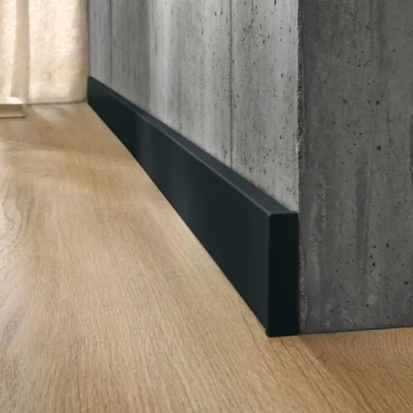 Endkappe Arbiton STIQ XL Schwarz - Sockelleisten Abschluss - 2 Stk.