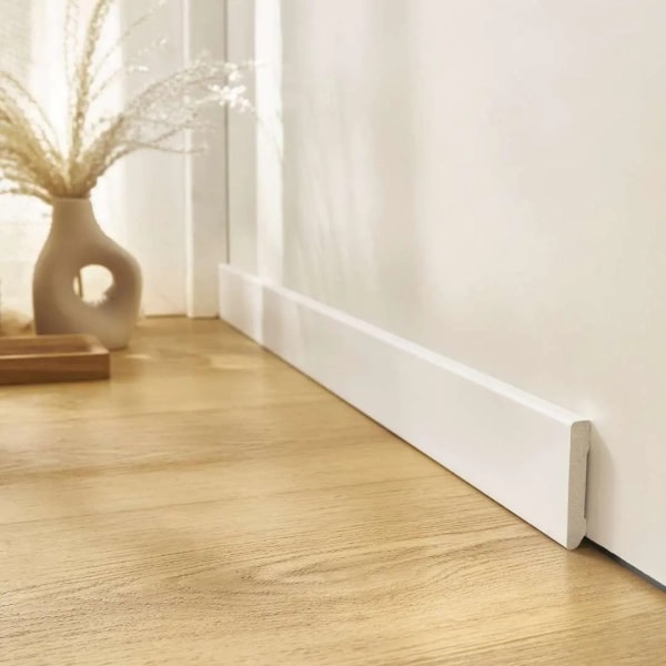 Fußleiste - Arbiton STIQ S611 60 mm - Sockelleiste weiß