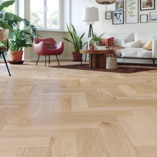 Fischgräten Vinyl - Herringbone Eiche Wembley (DA159 2.5mm/0.55mm - Klebevinyl