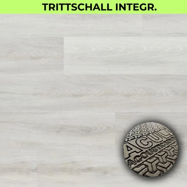 Eiche Whitecreek 5.3mm - Vinylboden mit Trittschalldämmung