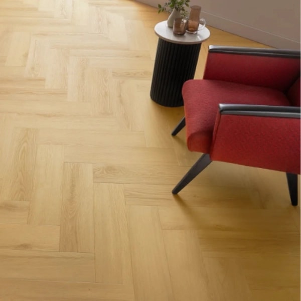 Fischgräten Vinyl - Herringbone Eiche Virgin (DAS 227) 2.5mm/0.55mm - Klebevinyl