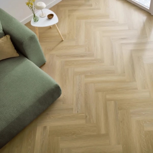 Fischgräten Vinyl - Herringbone Eiche Johannes (DAS 222) 2.5mm/0.55mm - Klebevinyl