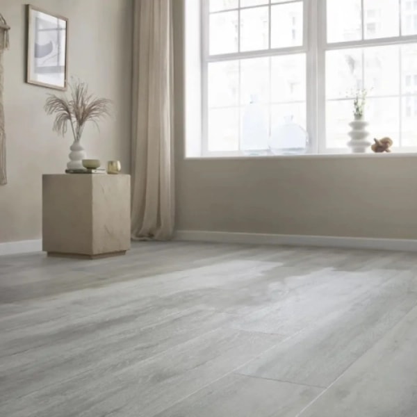 Klebevinyl - Graue Eiche Alaskan (DA 102) 2.5mm/0.55mm - Vinylboden auf Fliesen