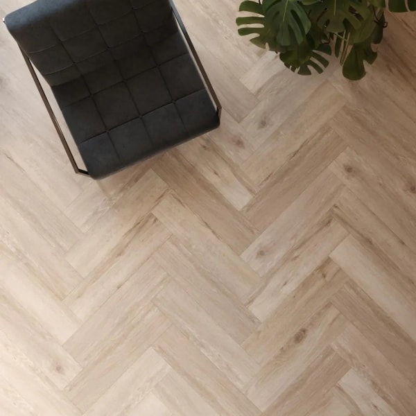 Fischgräten Vinyl - Herringbone Eiche Tuscon - 4.5mm/0.55mm - Klick Vinyl