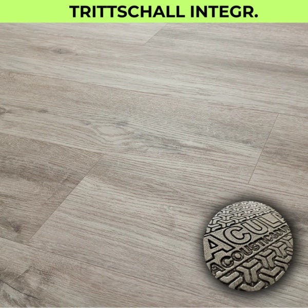 Eiche PEKKALA Klick-Vinyl mit Trittschall-Dämmung - 5.3mm/0.55mm