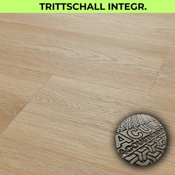 Eiche HARTFORD Klick-Vinyl mit Trittschalldämmung - 5.3mm/0.55mm