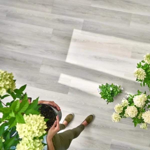 Klebevinyl - Graue Eiche Whitecreek - 2.5mm/0.55mm - Vinylboden Holzoptik
