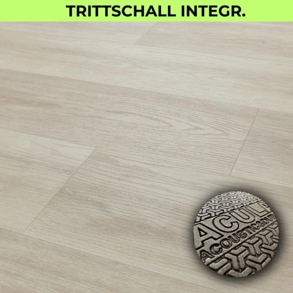 Eiche ALBA Klick-Vinyl mit integrierter Trittschalldämmung - 5.3mm/0.55mm