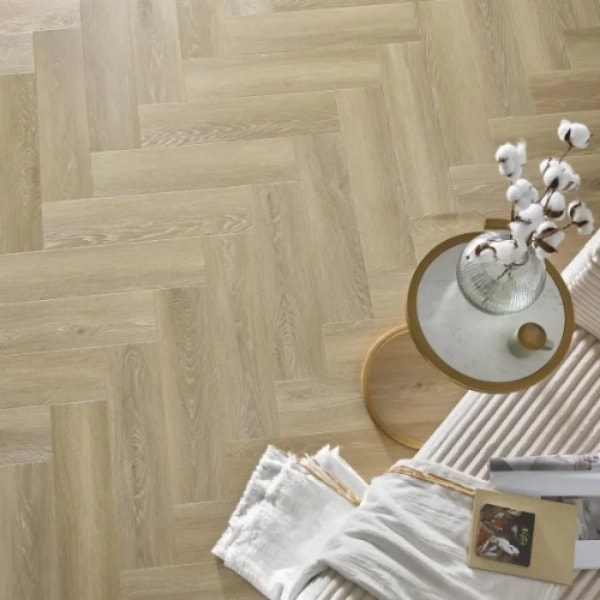 Fischgräten Vinyl - Herringbone Eiche Deventer (DAS 236) 2.5mm/0.55mm - Klebevinyl