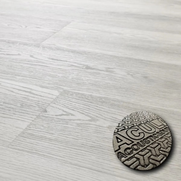 Vinylboden mit Trittschalldämmung Eiche Whitecreek – 5.3mm/0.55mm – Klick Vinyl