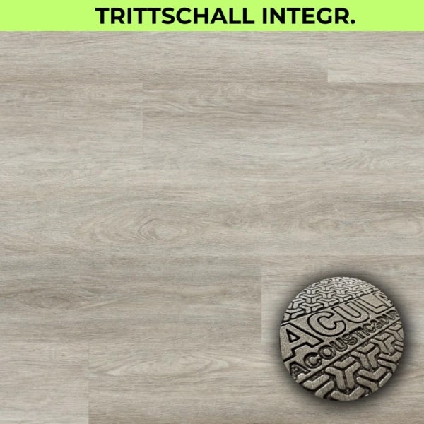 Eiche Peterson 5.3mm Vinylboden mit Integrierter Schalldämmung