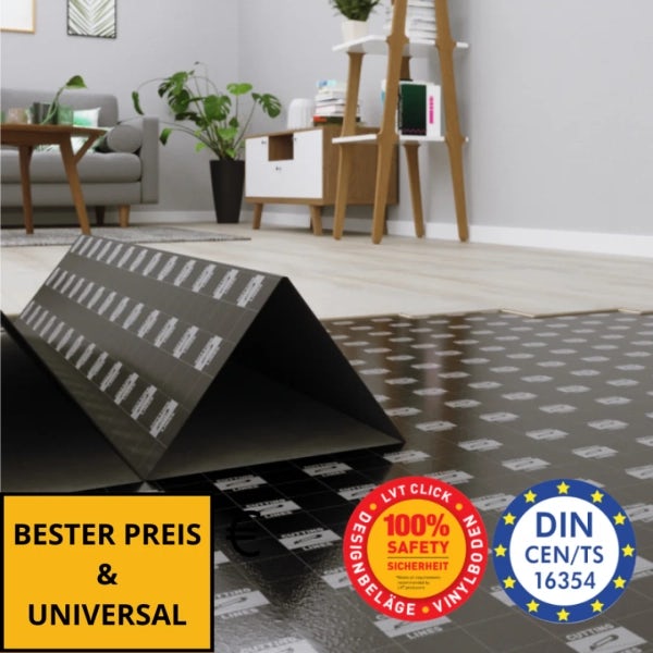 Besten Preis für Trittschalldämmung Vinyl SMART (1mm) Unterlage - Top-Angebot