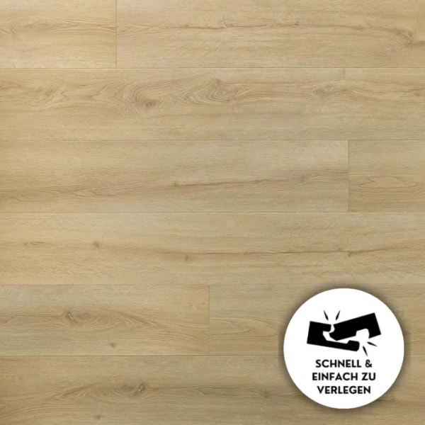 Klick Vinyl XXL - Eiche Pure - 218 cm - 5mm/0.5mm - Vinylboden Holzoptik - Vinyl Outlet