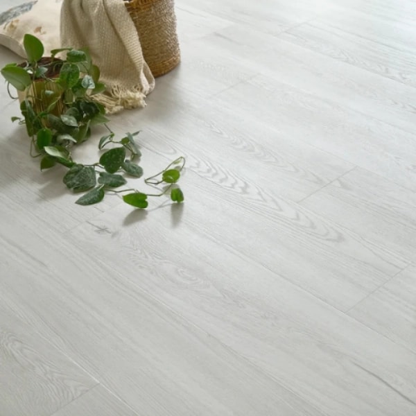 Vinylboden mit Trittschalldämmung Irving (Weiß) (CLSA 42132) 5.3mm/0.55mm - Klick Vinyl