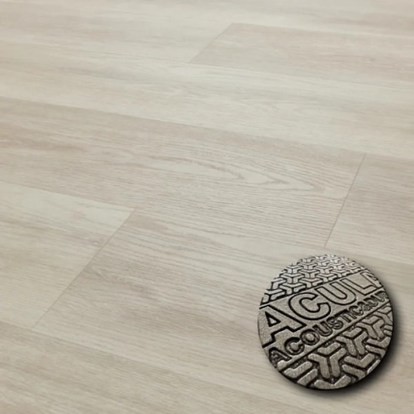 Vinylboden mit Trittschalldämmung Eiche Alba (CLEA 41802) 5.3mm/0.55mm - Klick Vinyl