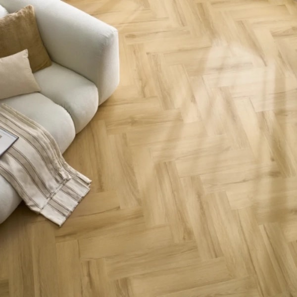 Fischgräten Vinyl - Herringbone Eiche Princeton (DAS 228) 2.5mm/0.55mm - Klebevinyl