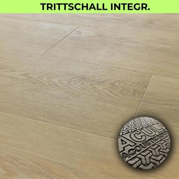 JOHANNES Eiche - Klick Vinyl mit Trittschalldämmung -  6.3mm