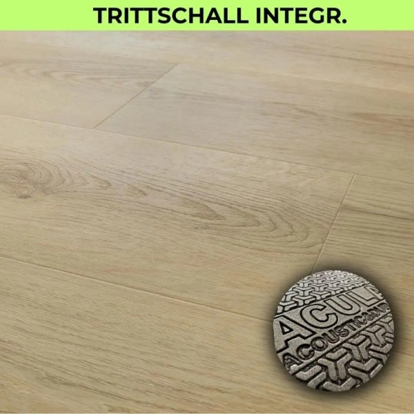 PRINCETON Eiche - Vinylboden mit Trittschalldämmung - 6.3mm