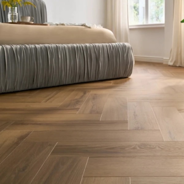 Fischgräten Vinyl - Herringbone Eiche Rochester (DAS 229) 2.5mm/0.55mm - Klebevinyl