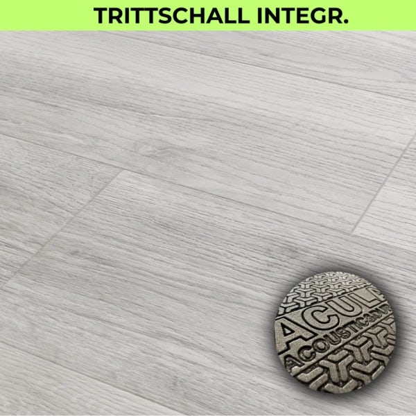 Eiche SCANDINAVIAN Vinylboden mit Trittschall-Dämmung - 5.3mm/0.55mm