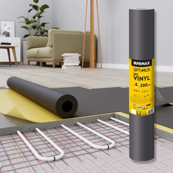 Trittschalldämmung Vinyl - Afirmax Optimus SPC&VINYL - 1 mm - Vinylboden Unterlage