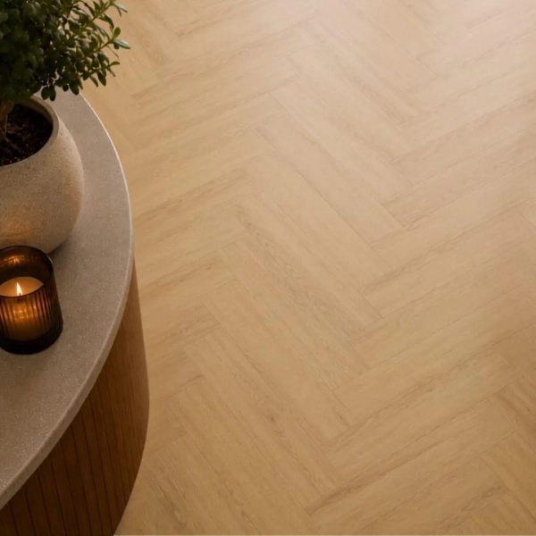 Fischgräten Vinyl - Herringbone Eiche Virgin 2.5mm/0.55mm - Klebevinyl