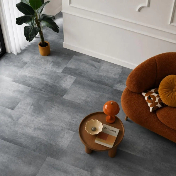 Vinylboden Fliesenoptik - Grey Sandy - 61 x 30,5 cm - Klick Vinyl Fliesenoptik
