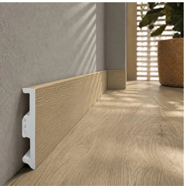 Fußleiste - Arbiton STIQ XL WOOD 80 mm - Eiche Sintra 265 - Sockelleiste Holzoptik