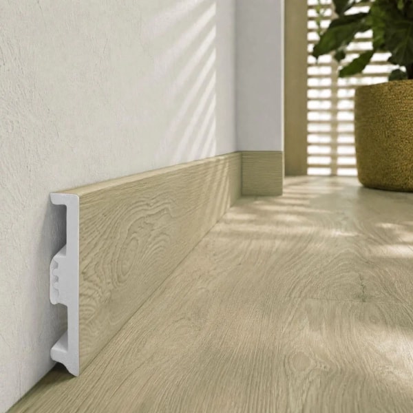 Fußleiste - Arbiton STIQ XL WOOD 80 mm - Eiche Trondheim 126 - Sockelleiste Holzoptik