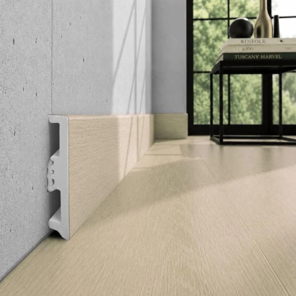 Fußleiste - Arbiton STIQ XL WOOD 80 mm - Eiche Ankara 127 - Sockelleiste Holzoptik