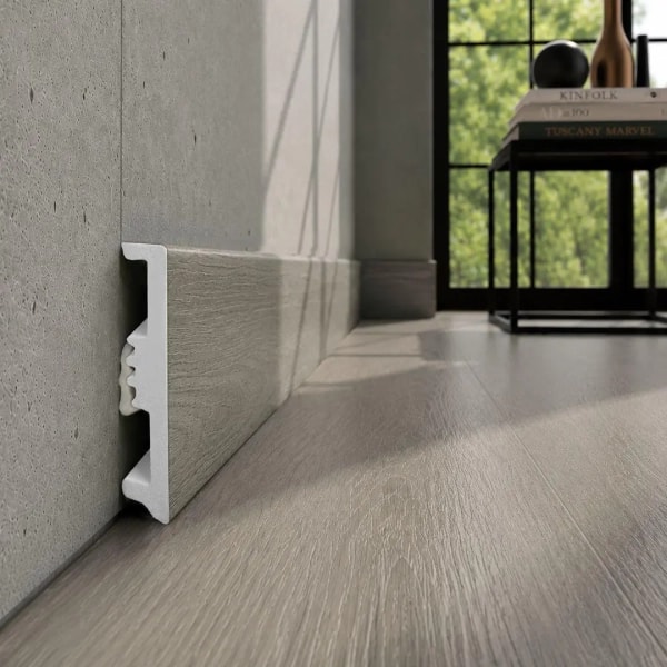 Fußleiste - Arbiton STIQ XL WOOD 80 mm - Eiche Dijon 225 - Sockelleiste Holzoptik