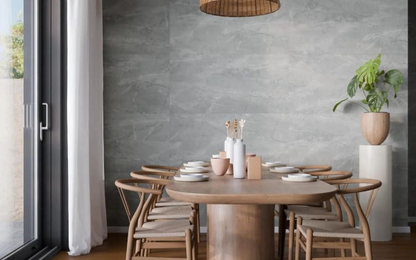 PVC Wandpaneele Modee Monza Grey (WMT532C) – 120 x 60 cm – Vinyl Wandverkleidung