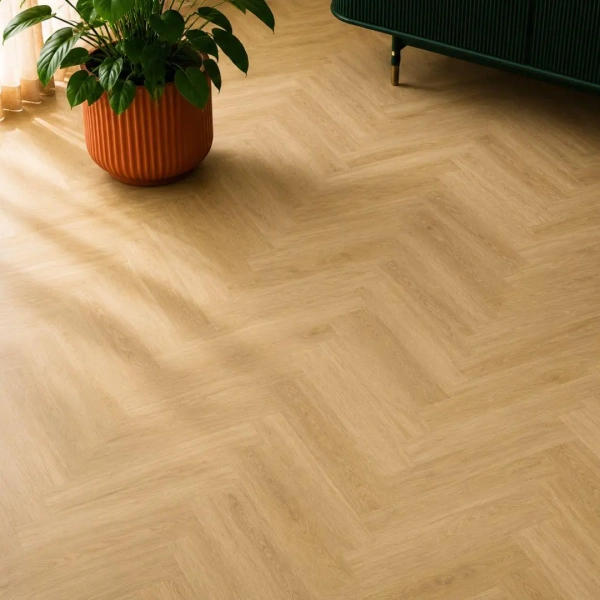 Fischgräten Vinyl - Herringbone Eiche Menor 2.5mm/0.55mm - Klebevinyl