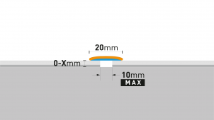 Number 3 of Abschlussprofil für Designbeläge, Vinylboden und Laminat - 20mm